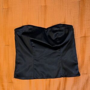 Abercrombie & Fitch Black Strapless Top